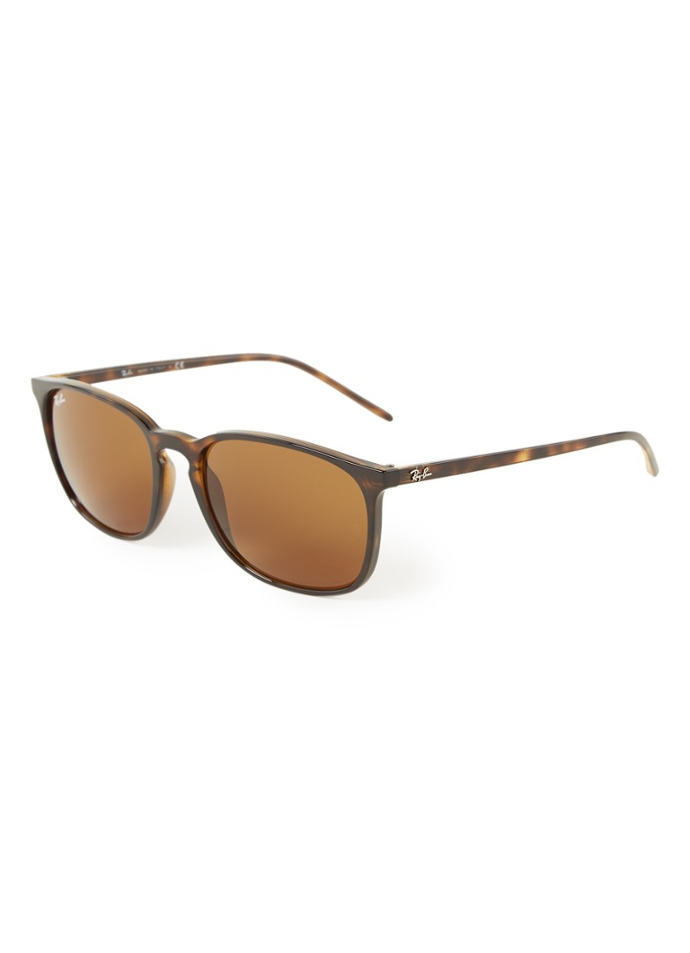 Ray-Ban Wayfarer Heren Zonnebril RB4387 Donkerbruin - Deal