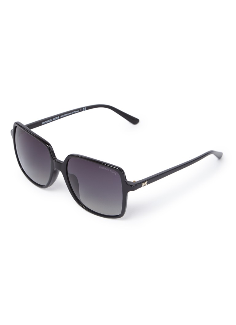 Michael Kors Retro Dames Isle Of Palms zonnebril gepolariseerd MK2098U Zwart - Deal