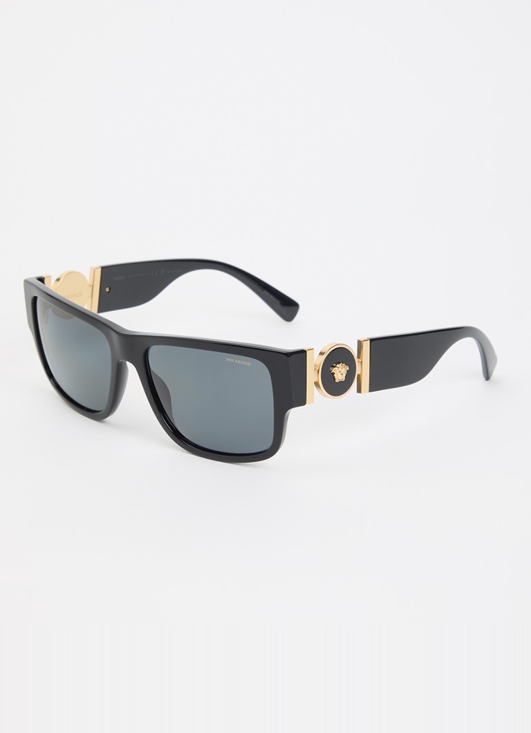Dames Wayfarer zonnebril VE4369 - Gepolariseerd, Zwart