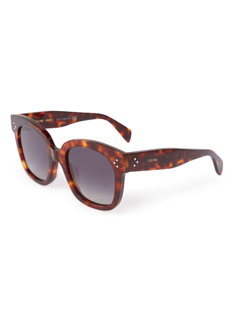 Celine Retro Dames New Audrey zonnebril gepolariseerd CL4002UN Bruin - Deal