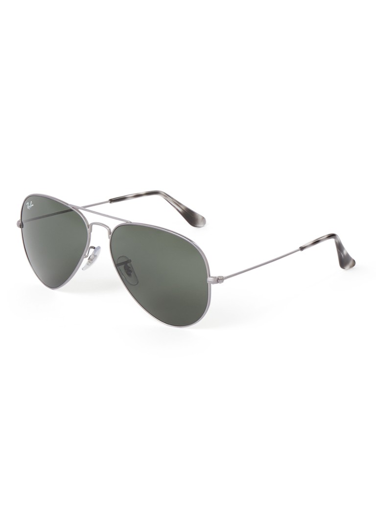 Ray-Ban Aviator Heren Aviator zonnebril RB3025 Zilver - Deal