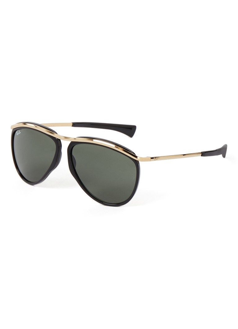 Ray-Ban Aviator Heren Olympian zonnebril RB2219 Zwart - Deal