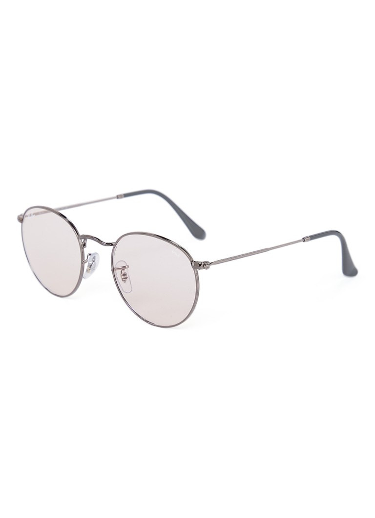 Ray-Ban Retro Heren Round Metal zonnebril RB3447 Zilver - Deal