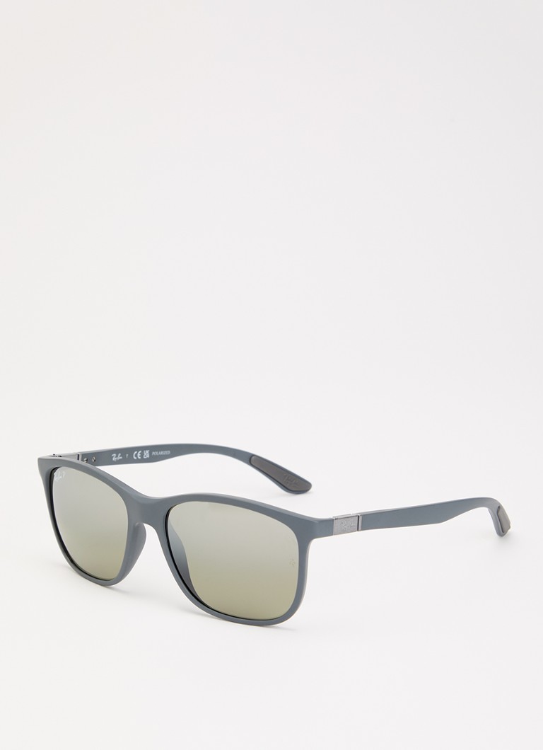 Ray-Ban Heren Wayfarer zonnebril gepolariseerd RB4330CH Grijs - Deal