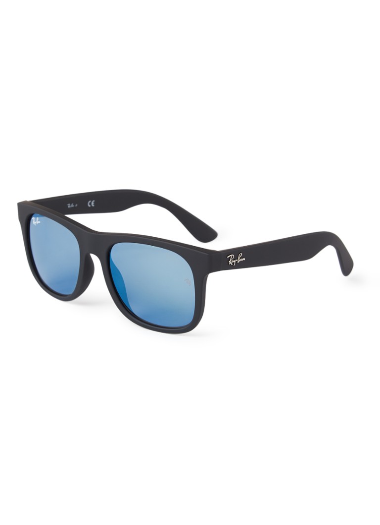 Ray-Ban Wayfarer Kinderen Justin zonnebril RJ9069S Zwart - Deal