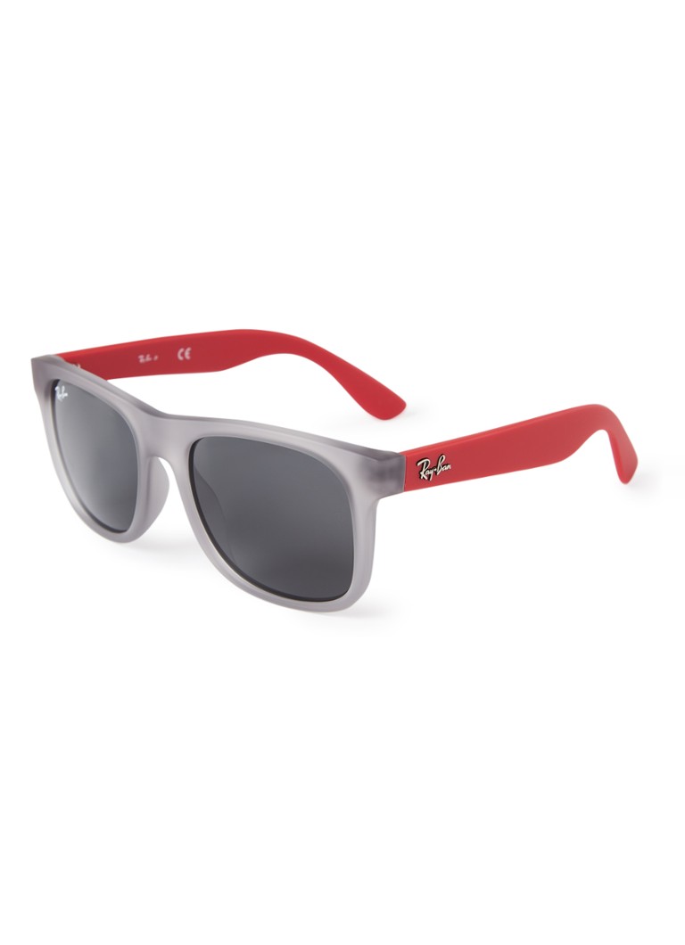 Ray-Ban Wayfarer Kinderen Justin zonnebril RJ9069S Grijs - Deal