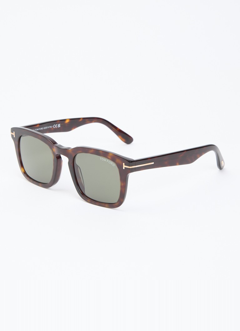 TOM FORD Heren Wayfarer zonnebril FT0751 Donkerbruin