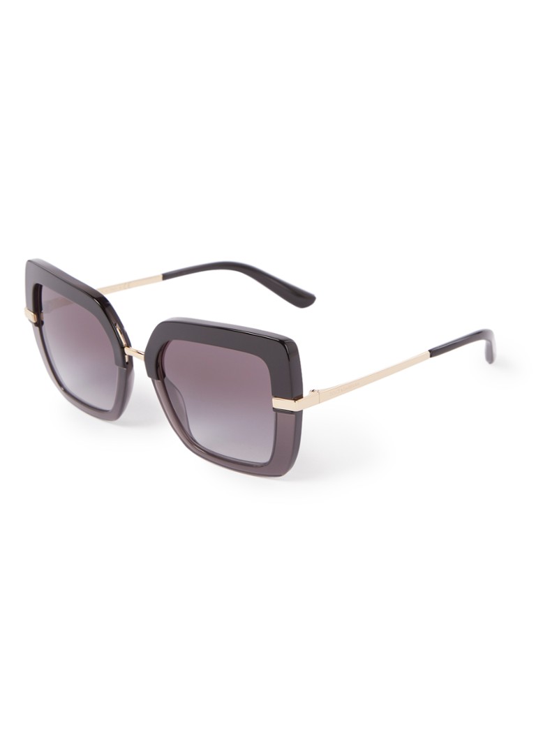 Dolce & Gabbana Butterfly Dames Butterfly zonnebril DG4373 Zwart