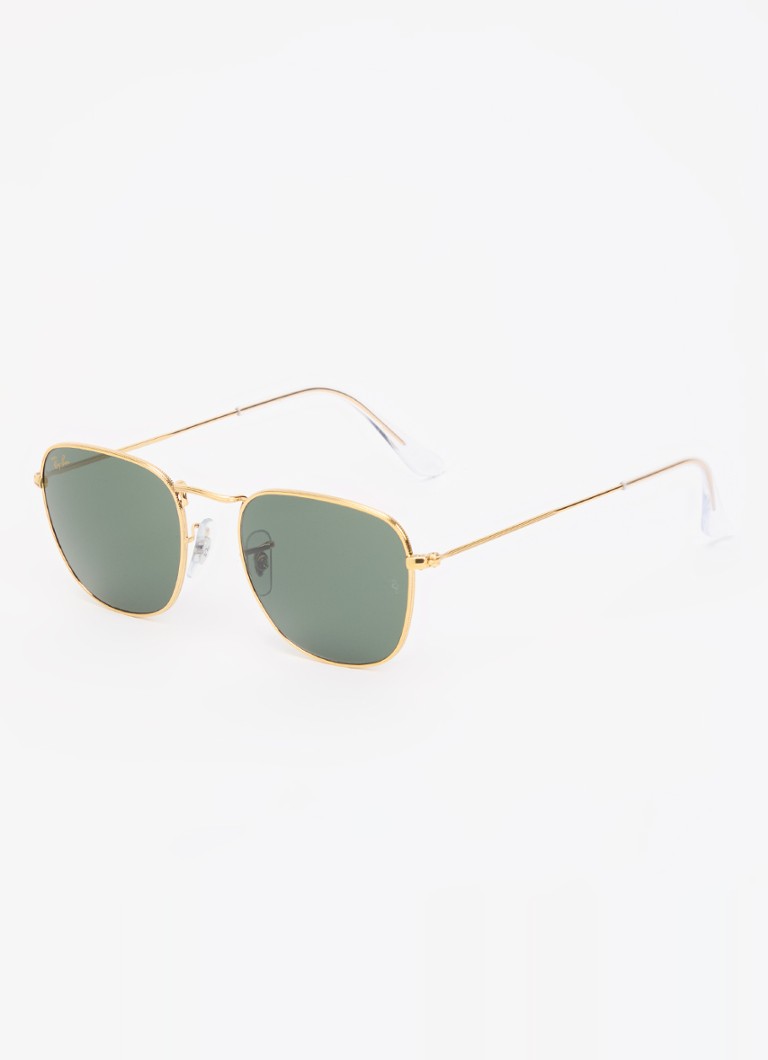 Ray-Ban Heren Frank zonnebril RB3857 Goud - Deal
