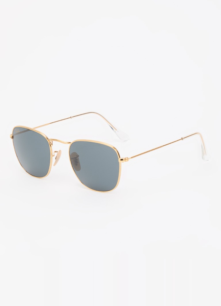 Ray-Ban Heren Frank zonnebril RB3857 Goud - Deal