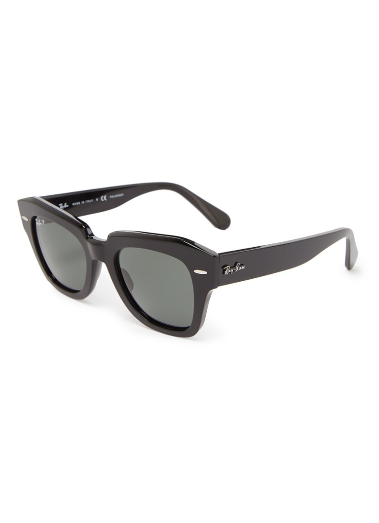 Ray-Ban Wayfarer Heren Zonnebril gepolariseerd RB2186 Zwart - Deal