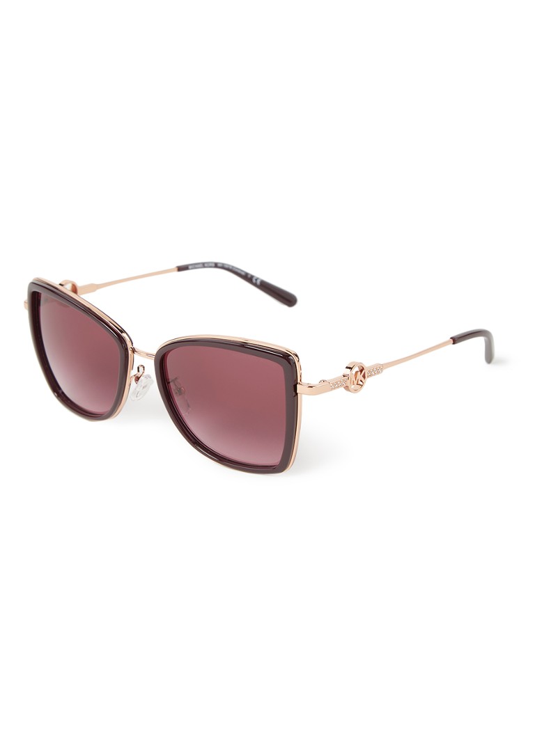 Michael Kors Butterfly Dames Corsica zonnebril MK1067B Roségoud - Deal