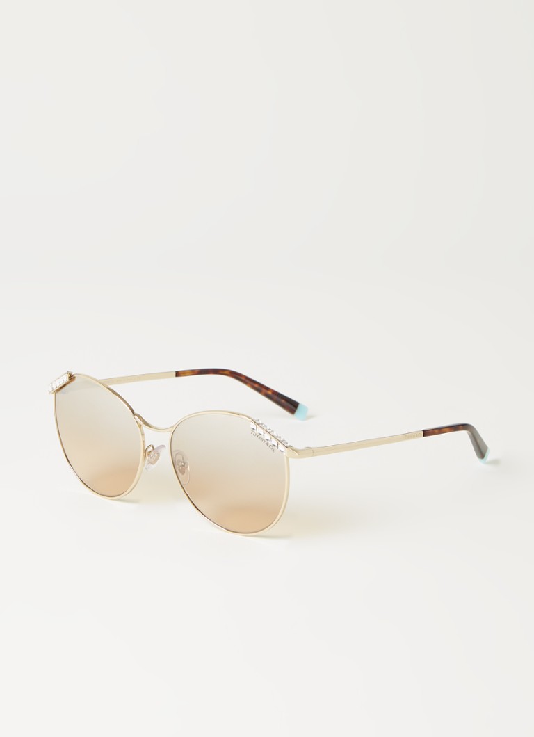 Tiffany & Co. Retro Dames Zonnebril TF3073B Goud - Deal