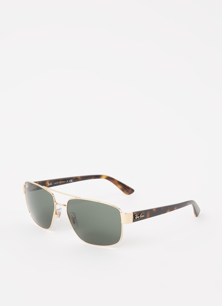 Ray-Ban Aviator Heren Piloten zonnebril RB3663 Goud - Deal
