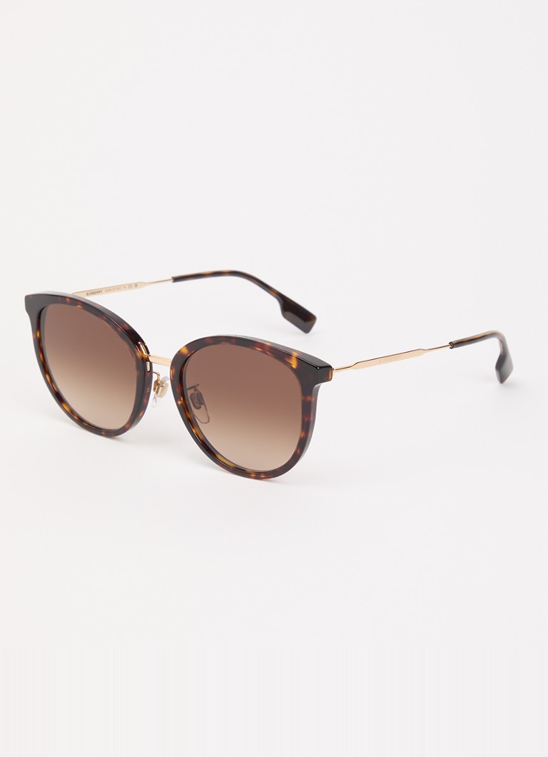 Burberry Dames Retro zonnebril BE4289D Donkerbruin - Deal