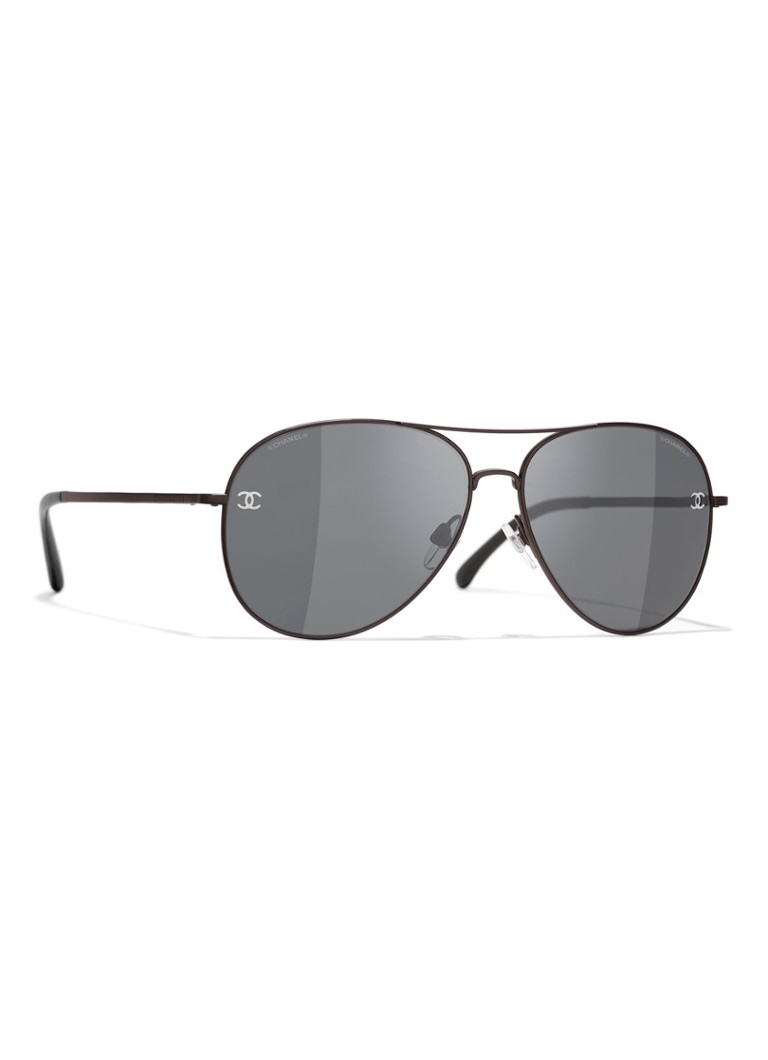 CHANEL Aviator Dames PILOTEN ZONNEBRIL Bruin - Deal