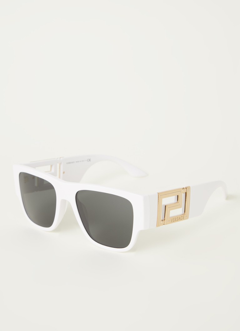 Versace Wayfarer Dames Wayfarer zonnebril VE4403 Wit
