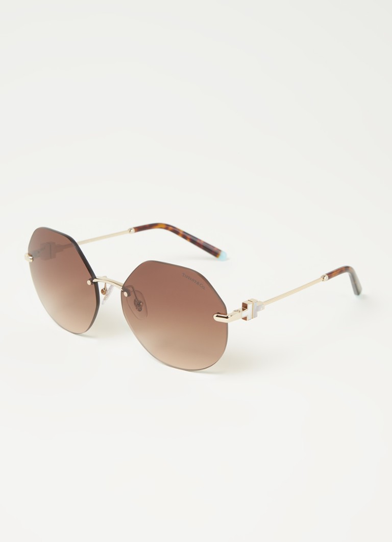 Tiffany & Co. Retro Dames Retro zonnebril TF3077 Goud - Deal