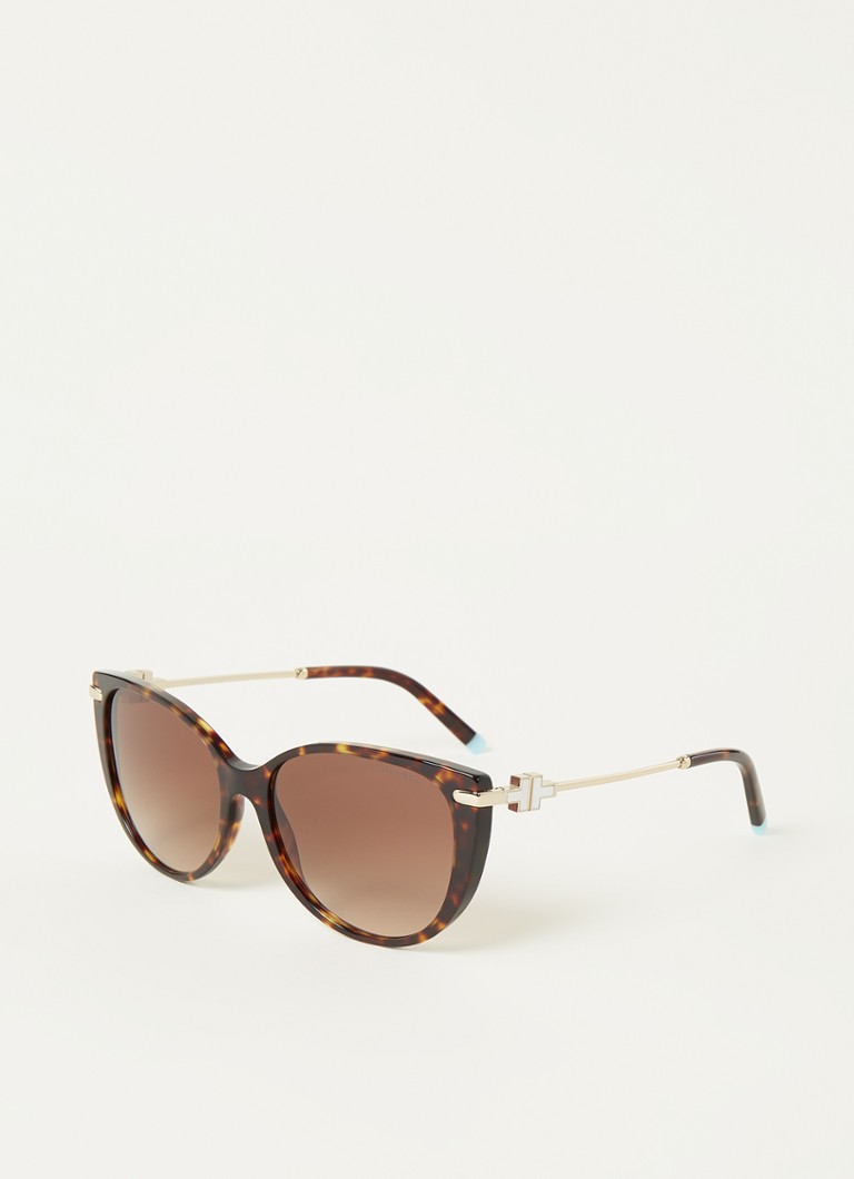 Tiffany & Co. Cat Eye Dames Zonnebril TF4178 Donkerbruin - Deal