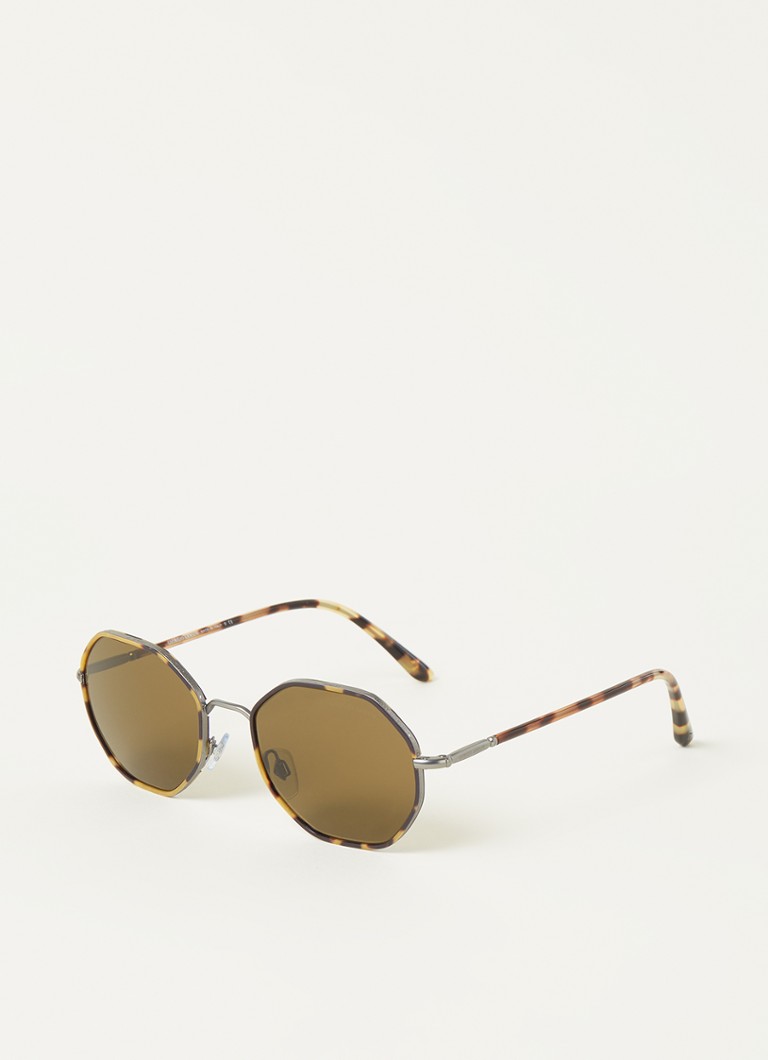 Armani Retro Heren Zonnebril AR6112J Donkerbruin - Deal