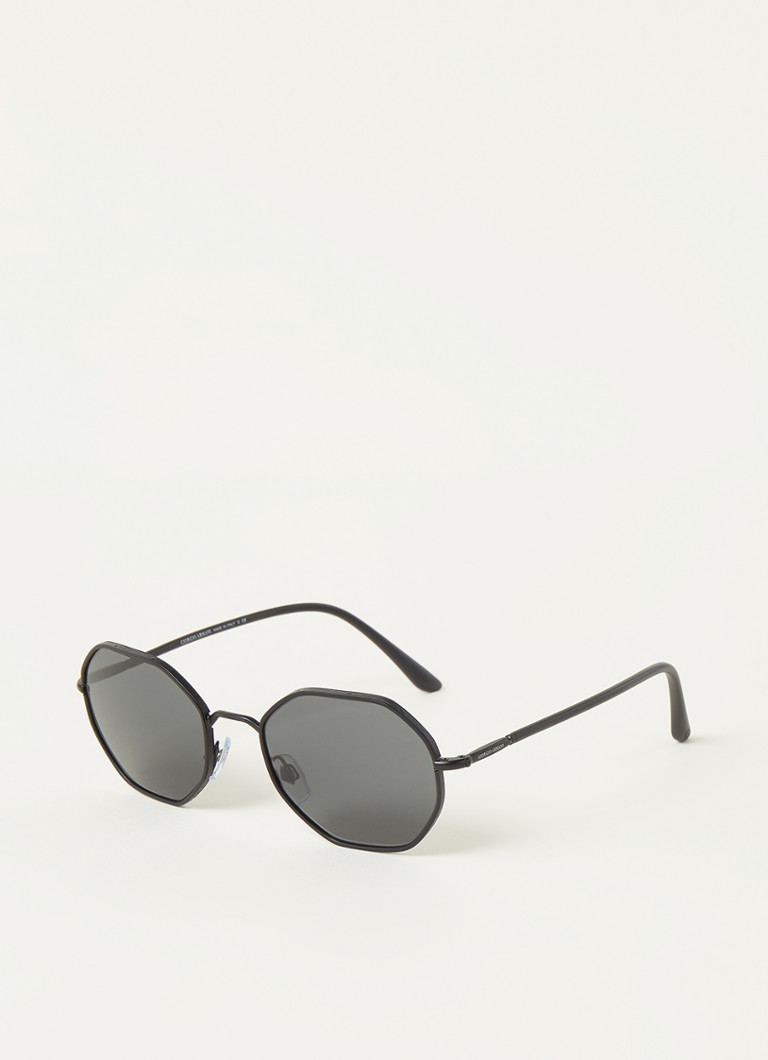 Armani Retro Heren Zonnebril AR6112J Zwart - Deal