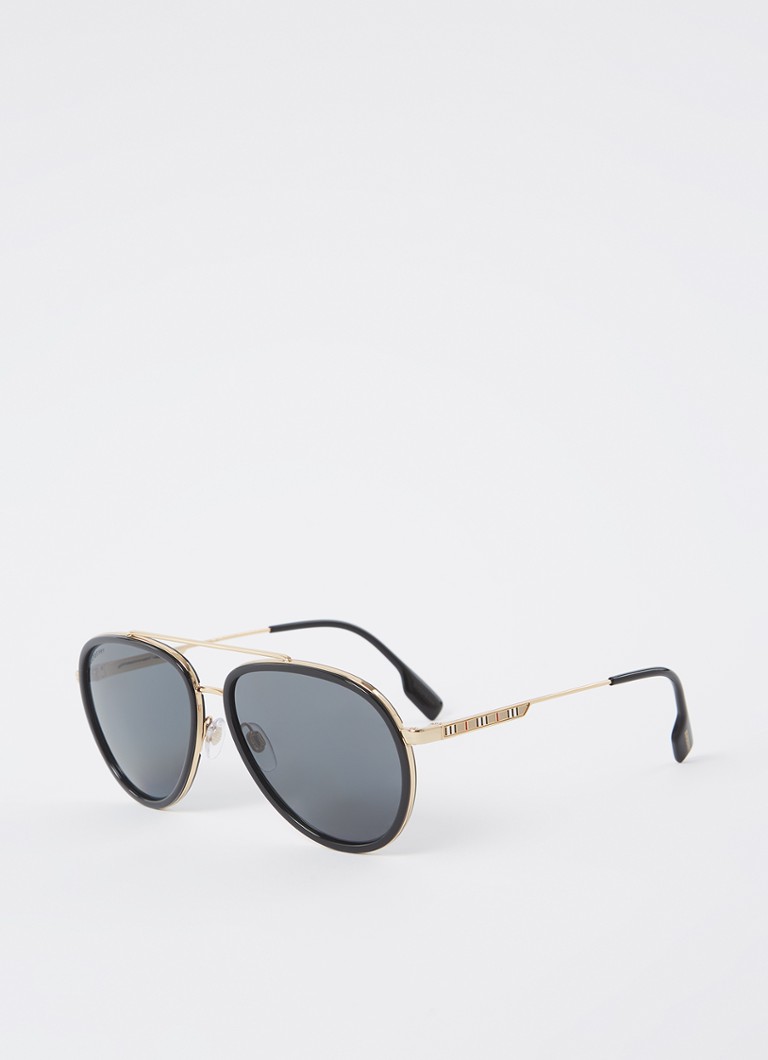 Burberry Heren Oliver zonnebril gepolariseerd BE3125 Goud - Deal