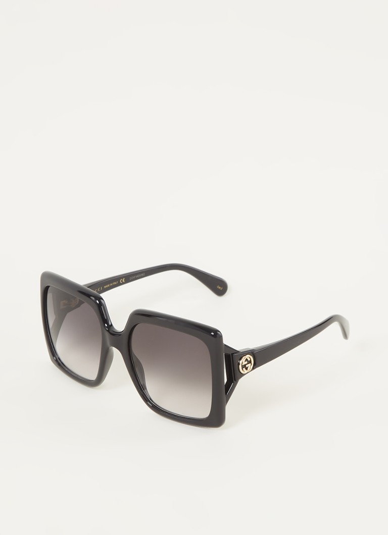 Gucci Retro Dames Retro zonnebril GG0876S Zwart