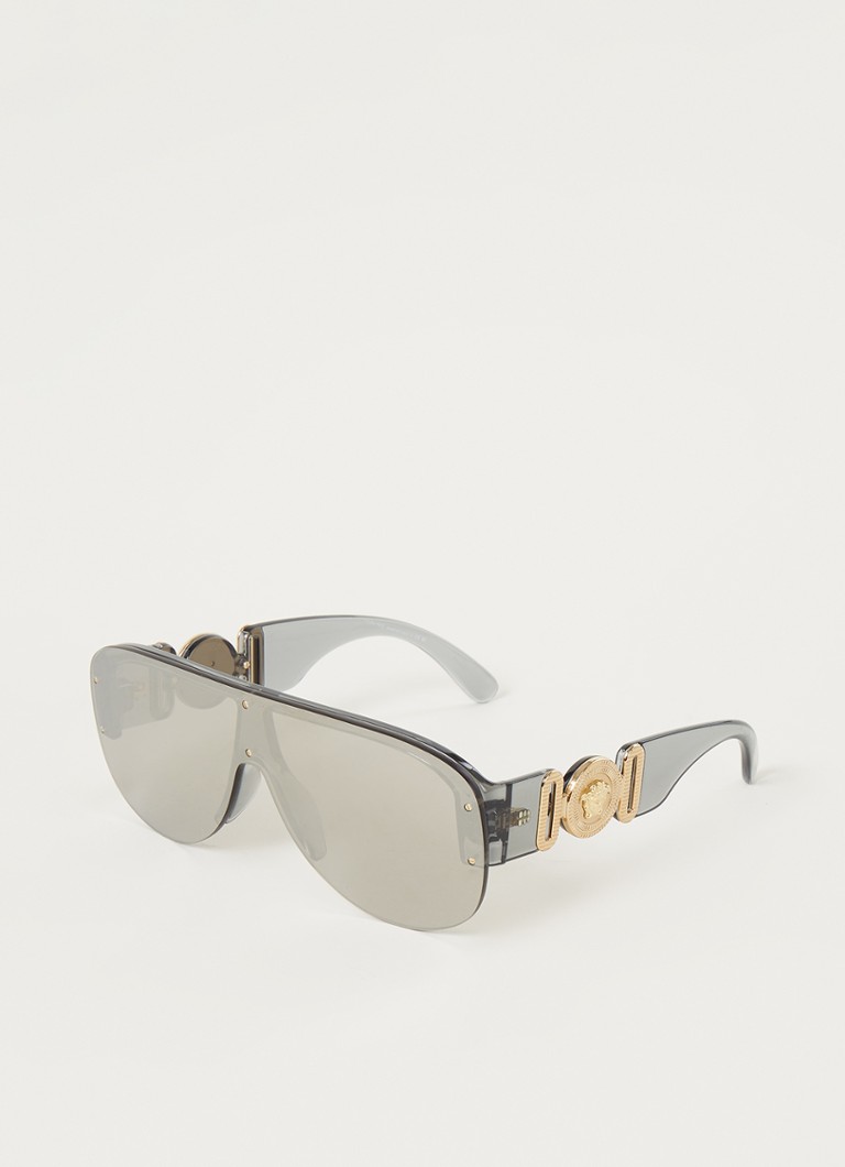 Versace Shield Heren Shield zonnebril VE4391 Grijs