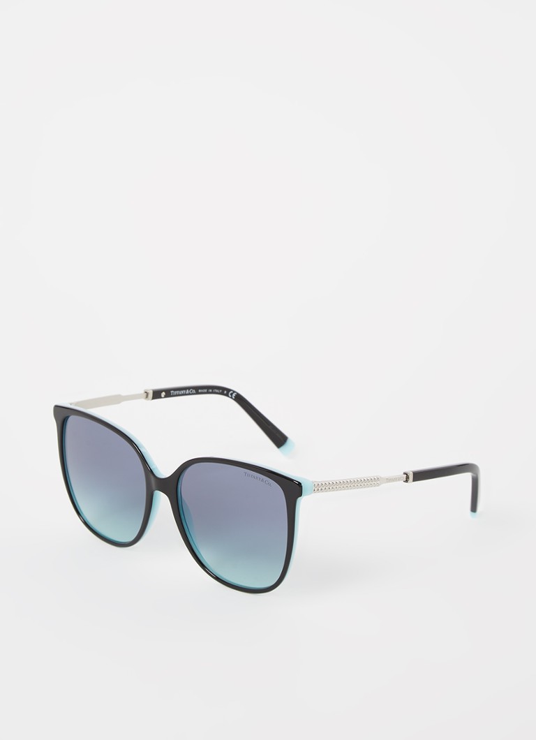 Tiffany & Co. Cat Eye Dames Cat Eye zonnebril TF4184 Zwart - Deal