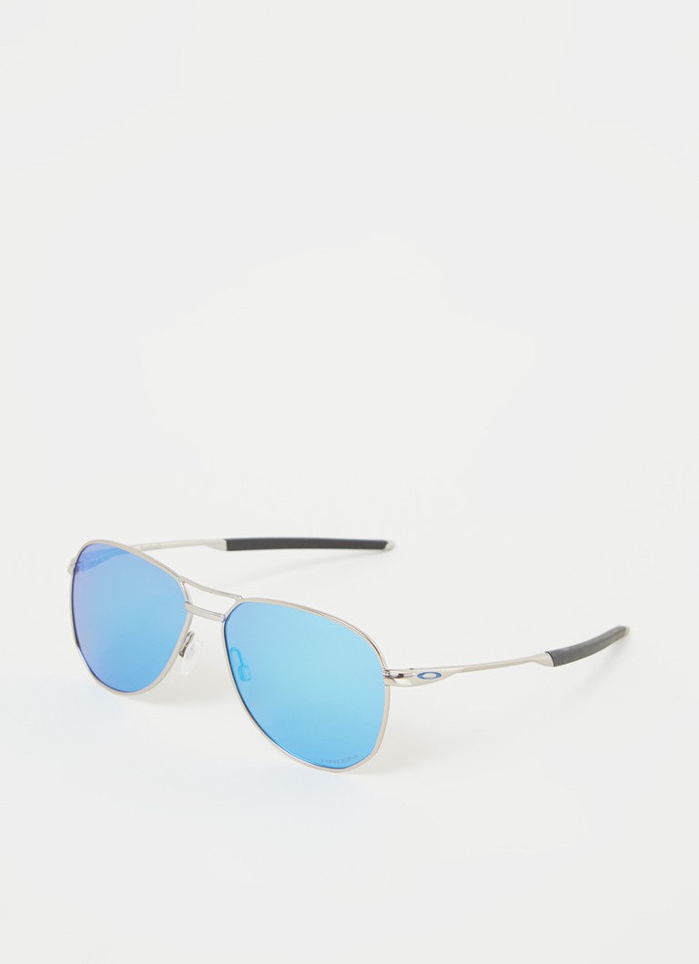 Oakley Aviator Heren Contrail zonnebril OO4147 Zilver - Deal