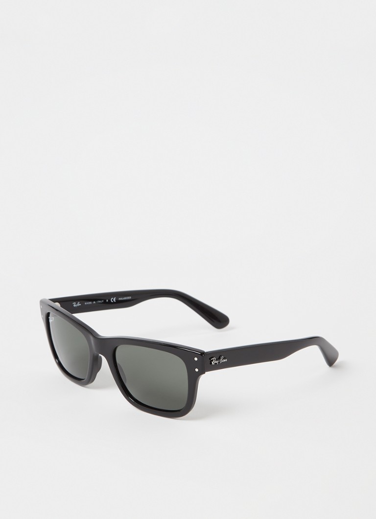 Ray-Ban Wayfarer Heren Burbank zonnebril gepolariseerd RB2283 Zwart - Deal