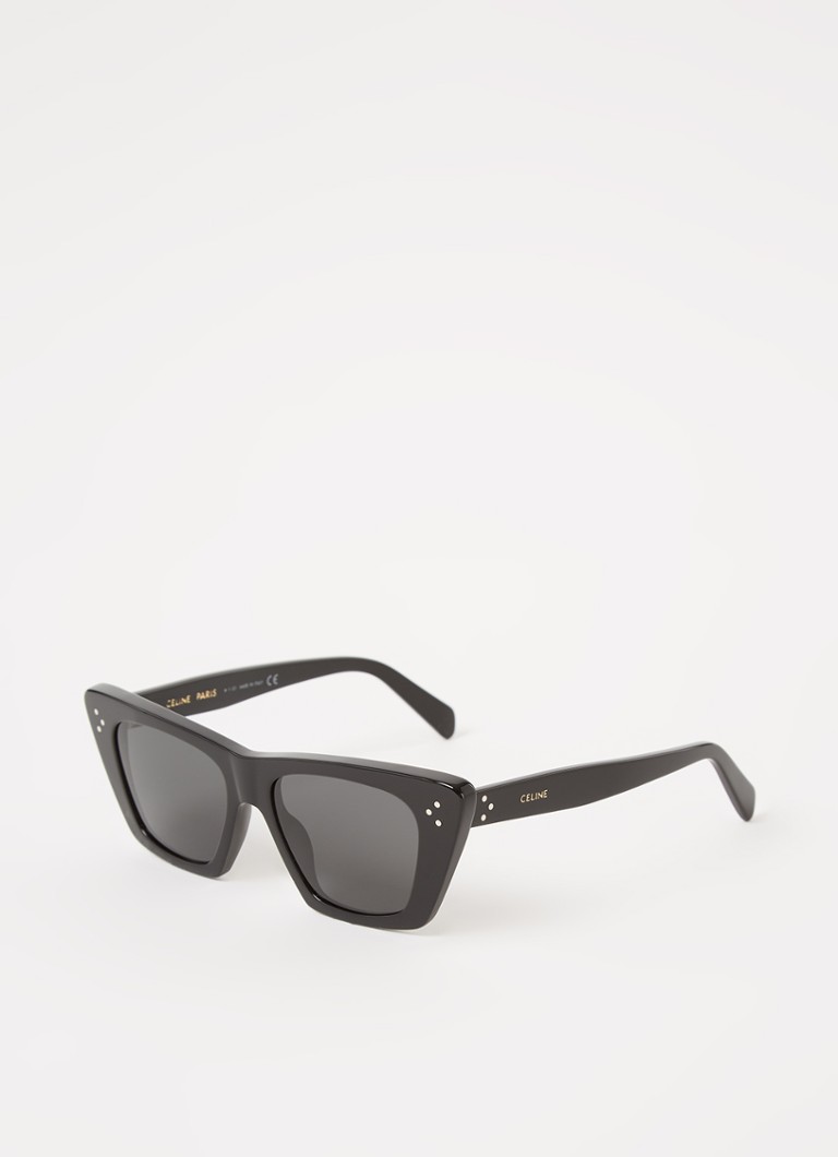 Celine Cat Eye Dames Cat Eye zonnebril CL40187I Zwart - Deal