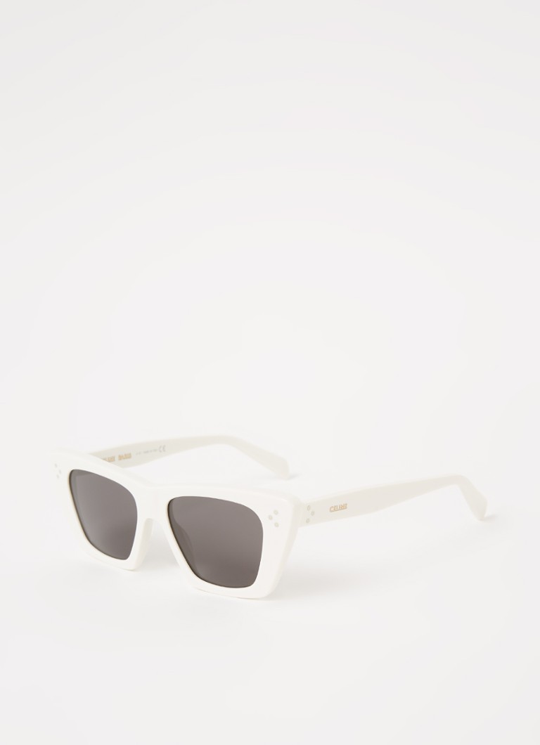 Celine Cat Eye Dames Cat Eye zonnebril CL40187I Wit