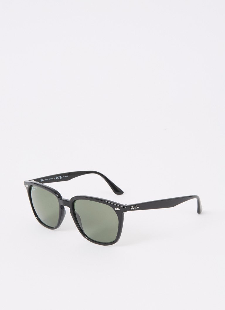 Ray-Ban Heren Wayfarer zonnebril gepolariseerd RB4362 Zwart - Deal
