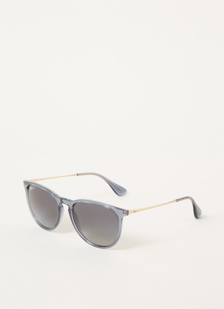 Ray-Ban Wayfarer Dames Erika zonnebril gepolariseerd RB4171 Blauwgrijs - Deal