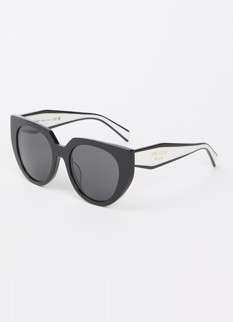 Prada Dames Cat eye zonnebril PR 14WSF Zwart - Deal