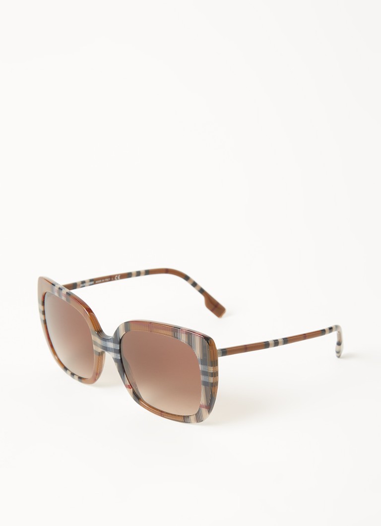 Burberry Butterfly Dames Caroll zonnebril BE4323 Bruin - Deal