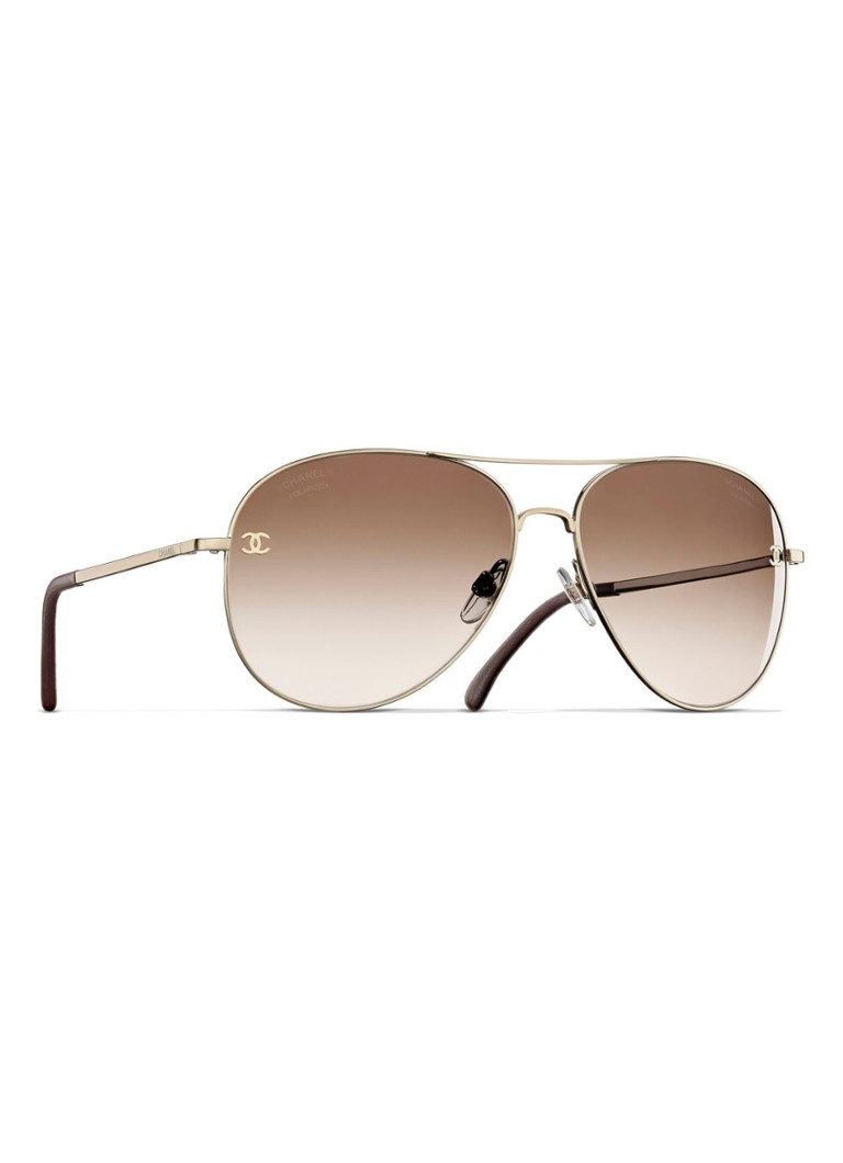 Aviator Dames PILOTEN ZONNEBRIL - Gepolariseerd, Goud