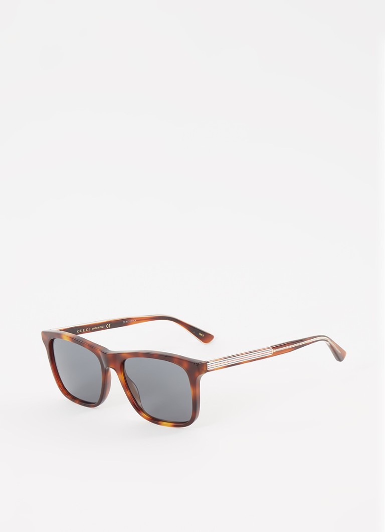 Gucci Wayfarer Heren Wayfarer zonnebril GG0381SN Bruin
