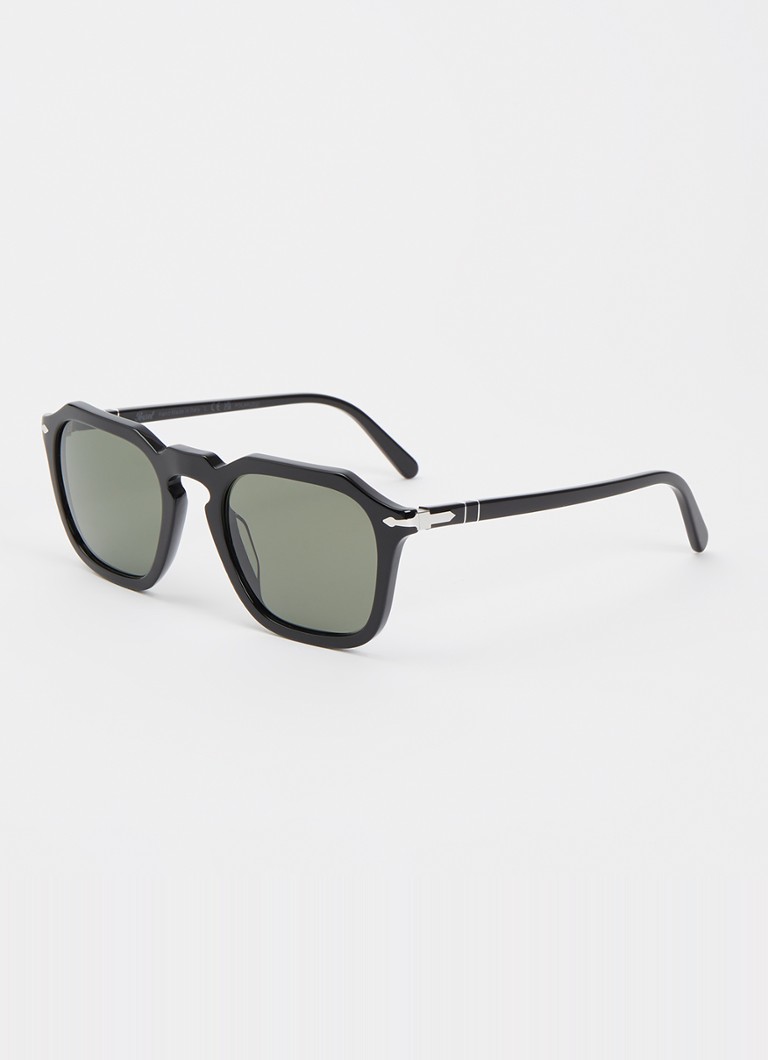 Persol Dames Wayfarer zonnebril gepolariseerd PO3292S Zwart - Deal