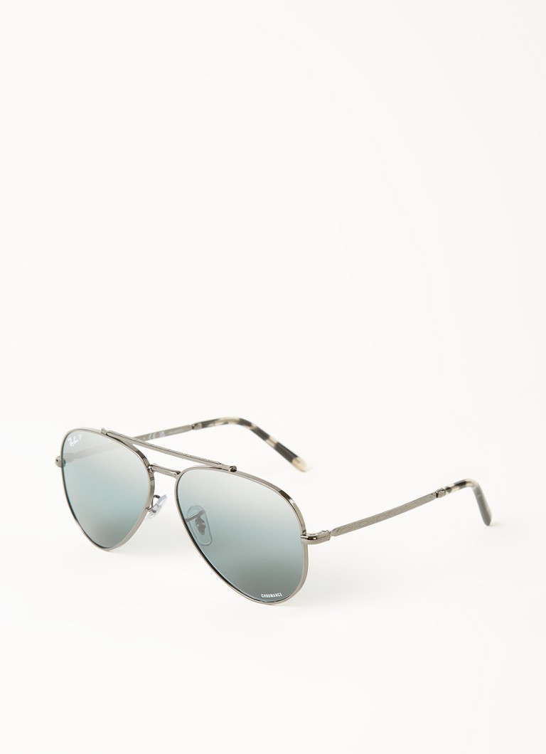 Ray-Ban Aviator Heren New Aviator zonnebril gepolariseerd RB3625 Antraciet - Deal