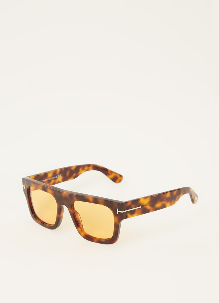 TOM FORD Wayfarer Heren Fausto zonnebril FT0711 Bruin