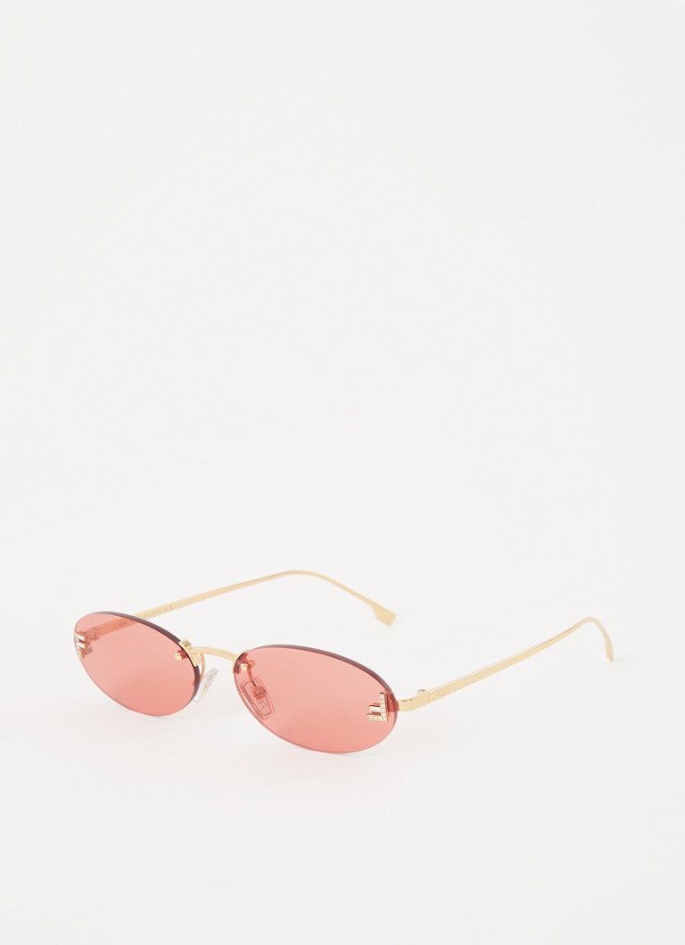 Fendi Dames Retro zonnebril FN000647 Goud - Deal