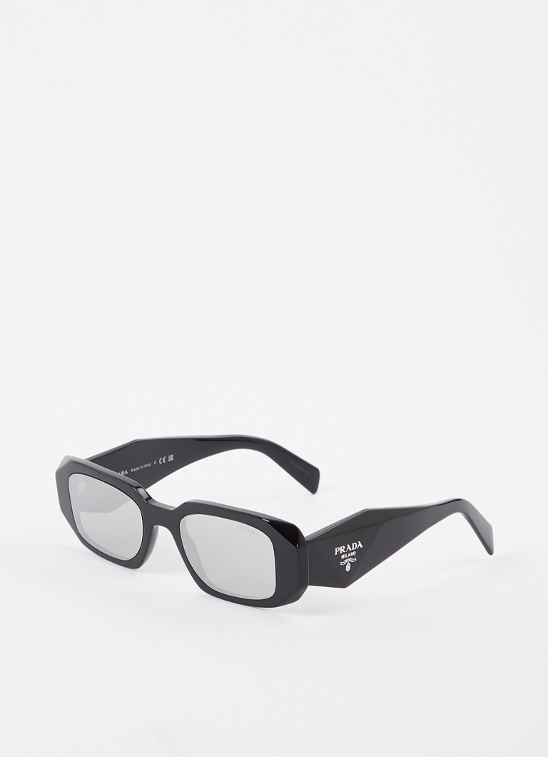 Prada Dames Retro zonnebril PR17WS Zwart - Deal