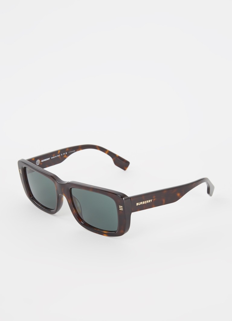 Burberry Heren Javis zonnebril BE4376U Donkerbruin - Deal