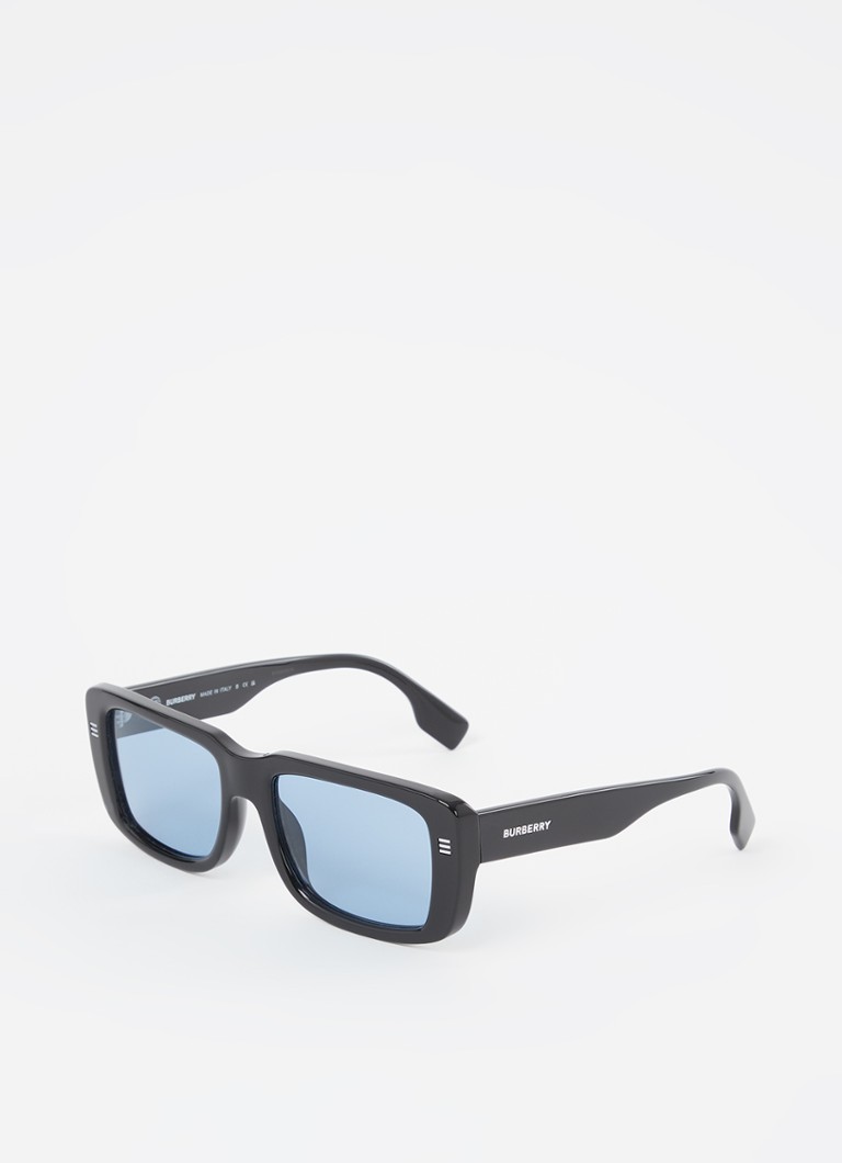 Burberry Heren Jarvis zonnebril BE4376U Zwart - Deal