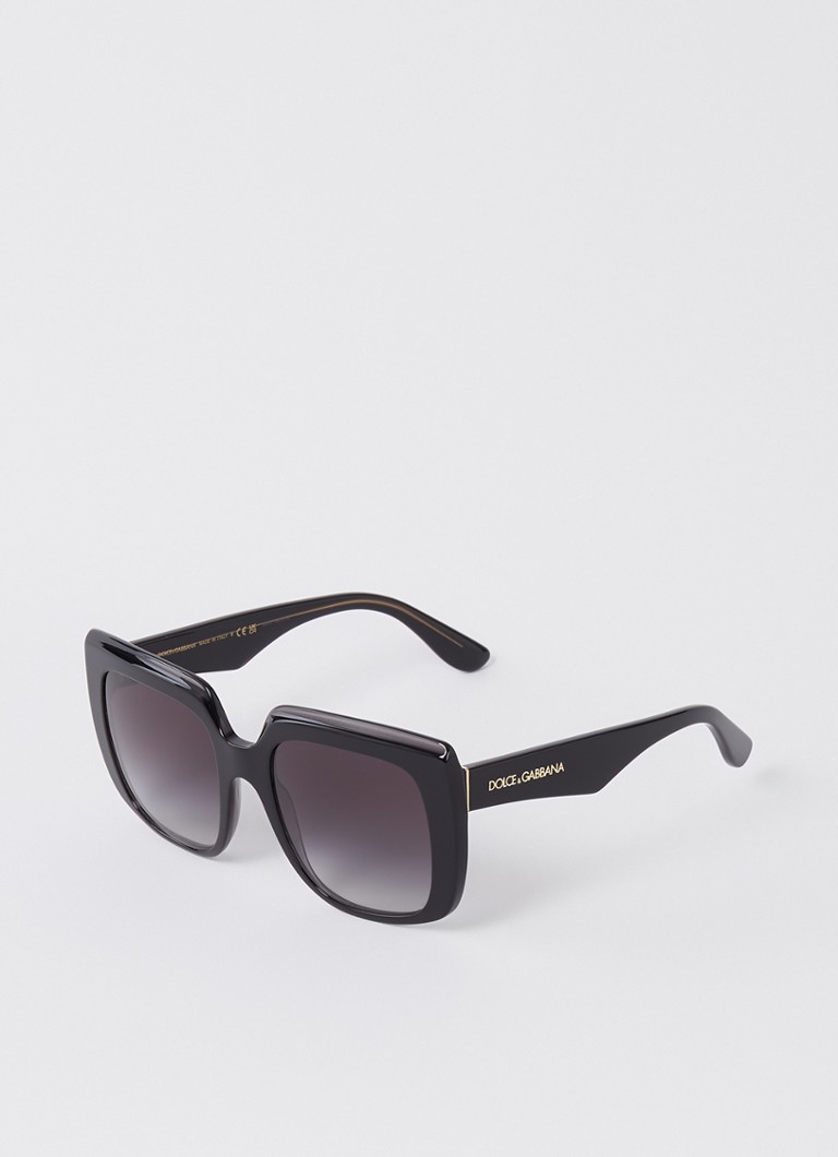 Dolce & Gabbana Dames Butterfly zonnebril DG4414 Zwart