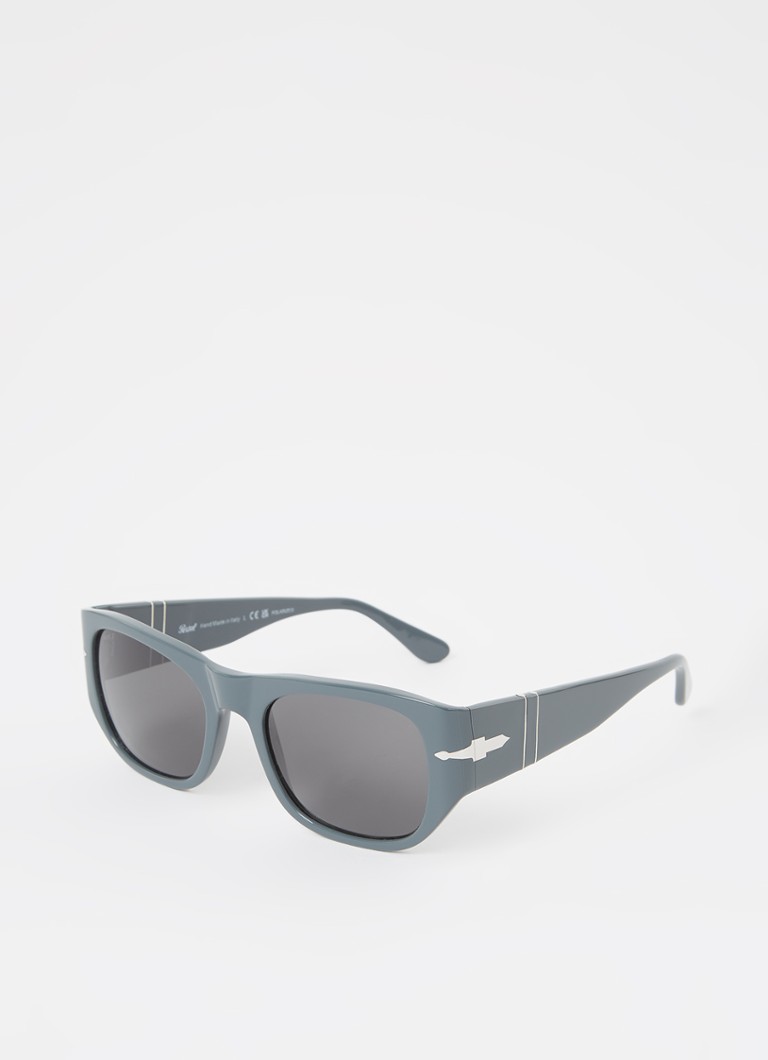 Persol Heren Retro zonnebril gepolariseerd PO3308S Grijs - Deal