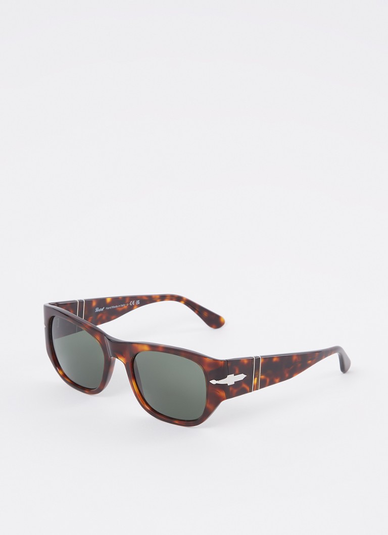 Persol Heren Wayfarer zonnebril PO3308S Kastanjebruin - Deal