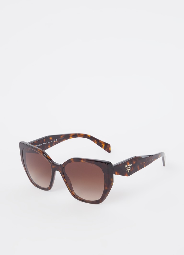Prada Dames Butterfly zonnebril PR19ZS Donkerbruin - Deal